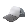 thumbnail image 1 of Qraftsy Trucker Hat Adjustable Cap (White & Grey), 1 of 2