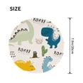 thumbnail image 3 of Disketp Childish Dinosaur Small Mouse Pad 7.9x7.9 Inches,Washable Round Mousepad For Office Laptop Computer,Non-Slip Rubber Base Mouse Pads For Wireless Mouse, 3 of 9