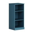 thumbnail image 3 of Palace Imports 100% Solid Wood 3-Shelf Bookcase with Adjustable Shelves, Teal Blue, 3 of 5