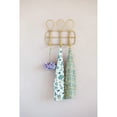 thumbnail image 2 of Creative Co-Op Rattan Wall Hook with 3 Hooks, 2 of 4