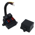 thumbnail image 1 of Pre-Wired Fuse Relay Box with 2pcs 4Pin 80A Relays,6pcs Fuses Waterproof for car, 1 of 7