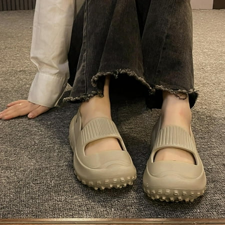

Clogs Hollow Out Non Slip Platform Sandals for Bathroom Shopping Dining Room 39 To 40