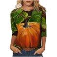thumbnail image 1 of Camisas Para Mujer Camisetas de Gran Tamaño Manga Larga Clásico Cosplay Novedad Impreso Tops Cómoda Blusa de Cuello Redondo Odeerbi ODB133558, 1 of 5