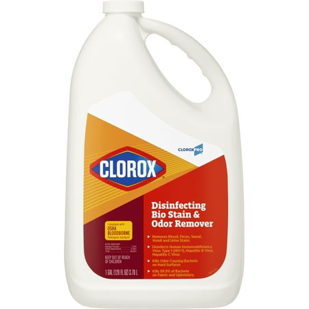 CloroxPro™ Clorox® Disinfecting Bio Stain & Odor Remover Refill, 128 Ounces