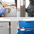 thumbnail image 3 of Inteprter Alarmas de ventana inalámbricas Recargable Oficina en el hogar Dormitorio Control remoto Cierre de puerta Sistema de seguridad Cadenas y protecciones para puertas de seguridad, 3 of 6
