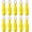 Yellow, variant on 10 Pack Plastic Downrigger Release Clip Set, Spring-Loaded Fishing Line Clips with Soft Pads and Easy Press Quick Release for Planer Boards, Trolling and Offshore Fishing