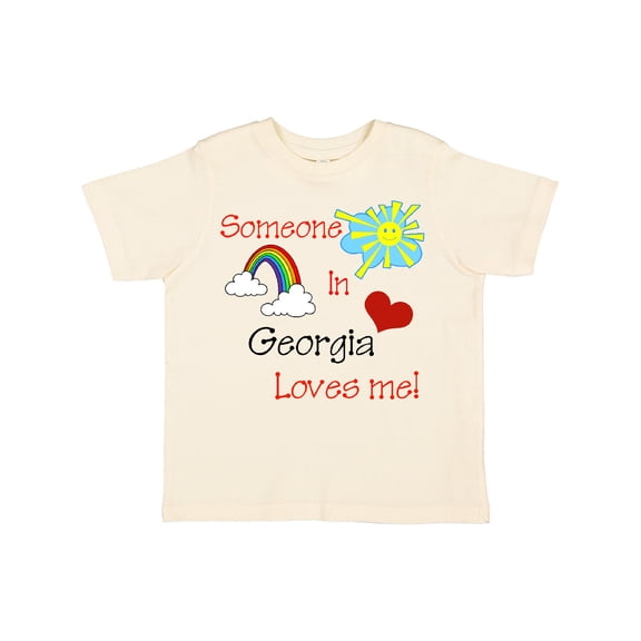Inktastic Someone in Georgia Loves Me Boys or Girls Toddler T-Shirt