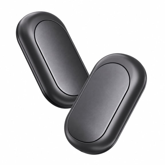Black Magnetic 2 in 1 Rechargeable Hand Warmer, Portable Pocket Hand Warmer, 3 Heat Settings Usb Electric Winter Hand Heater for Outdoor Camping Skiing