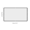 thumbnail image 2 of Écran Projecteur Portable Pliable pour Home Cinéma Camping Intérieur Extérieur Projecteur Films, 2 of 8