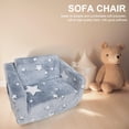 thumbnail image 6 of golytefs Glow in The Dark Extra Soft Open Couch Toddler Play Couch Fold Out Glow in Dark Convertible Plush Foam Chair Star Glow in The Dark Toddler Couch for Playroom Bedroom, 6 of 9