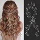 thumbnail image 1 of Diadema de novia con rhinestone y perlas de cristal, 1 of 4
