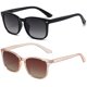 thumbnail image 1 of Gafas de sol DUSHINE polarizadas de estilo retro clásico para mujer, 1 of 7