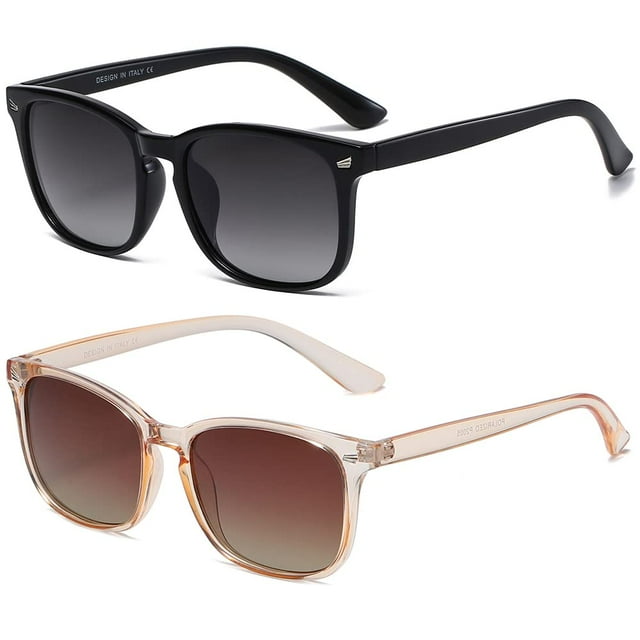 Gafas de sol DUSHINE polarizadas de estilo retro clásico para mujer