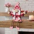 thumbnail image 6 of 3D Valentine's Day Wooden Gnomes Decor Set, Love Shelf Sitters, Valentines Quotes, Layered Heart Decor for Tiered Tray, Table & Mantle, Romantic Gifts for Her (I), 6 of 7