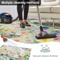 thumbnail image 5 of Emerging Blossoms Pattern Outdoor Rug 5x7 Ft - Reversible Patio Rug Outdoor Camping Rugs, Colorful Watercolor Floral Washable Indoor Outdoor Area Rugs, Non-Slip Outdoor Carpet Runner for Deck/Porch, 5 of 8