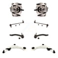 thumbnail image 1 of Transit Auto Front Bearing Assembly Lower Control Arm with Ball Joint Outer Tie Rod & Sway Bar Stabilizer Link Kit (8Pc) for Car 2009-2014 Nissan Murano - Left Right Side (Driver Passenger) K7T-110026, 1 of 11