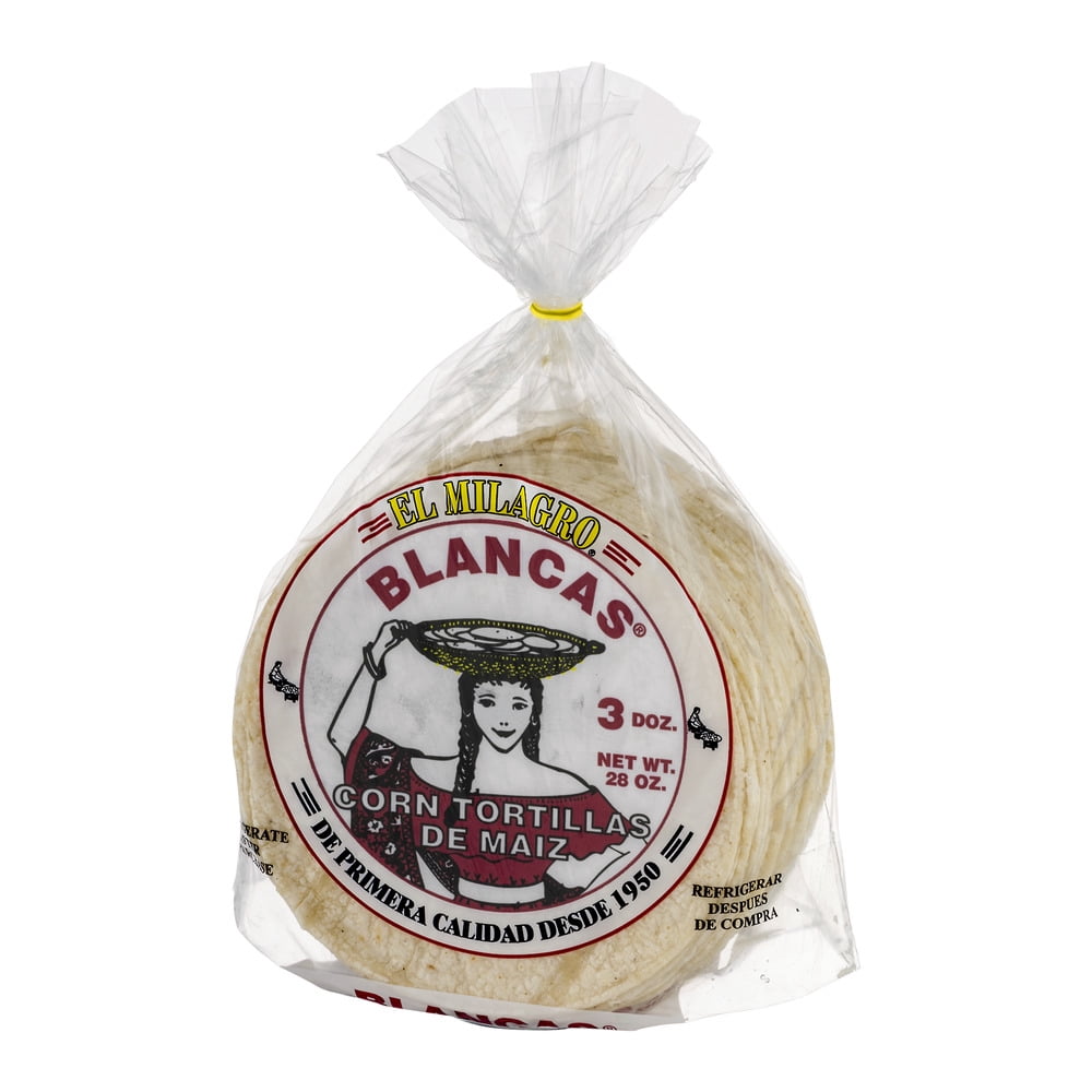El Milagro El Milagro Blancas Tortillas, 3 ea