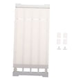 thumbnail image 4 of Mobutofu Closet Shelf White Steel Tube Retractable Design Closet Storage 1Pcs 19.5X9.4X1.0In, 4 of 8