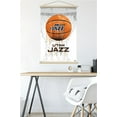 thumbnail image 3 of NBA Utah Jazz - Drip Basketball 21 Wall Poster with Magnetic Frame, 22.375" x 34", 3 of 5