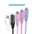 thumbnail image 5 of onn 6ft Lightning to USB Charging Cable, MFI Certified, Black - Compatible with iPhone 14/13/12/11/X/XR/XS/8/7/6/5, iPad, Airpods and more, 5 of 6