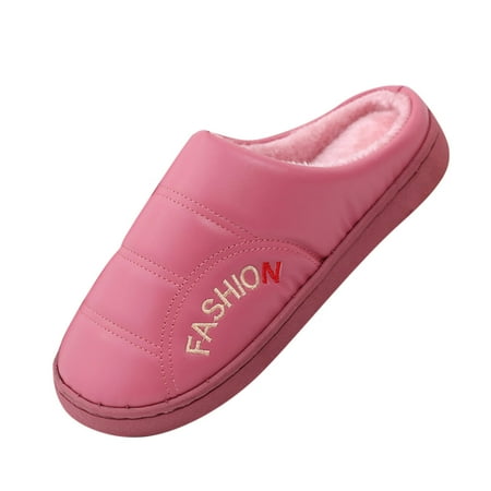 

slipper for Women Keep Home Warm Fluff Flat Furry Men Slippers Women Shoes Women Couples Slippers Shoes SlipOn Leather Women s Slipper Flock Dress Sandals for Women Red