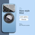 thumbnail image 3 of Funda magnética mate de lujo para iPhone, Protector de lente de cámara, funda de teléfono, Magsafe, carga inalámbrica, 15, 14, 12, 11, 13 Pro Max Plus, 3 of 5