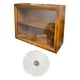 thumbnail image 2 of Gabinete de madera, organizador de muñecas de juguete, caja de exhibición de escritorio, contenedores de caja de té para despensa, tazas, edulcorantes estilo B, 2 of 8