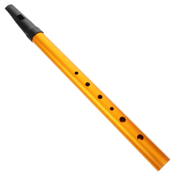 HEANUJJ Irish Tin Whistle Vertical Flute in Key of D, 6-Hole Aluminum Alloy Beginner Musical Instrument