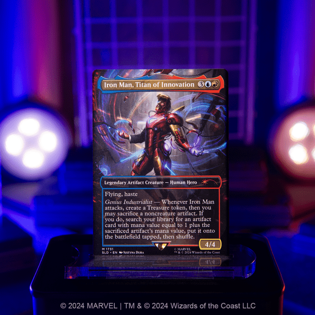Magic the Gathering Secret Lair x Marvel's Iron Man Magic the Gathering Secret Lair x Marvel's Iron Man