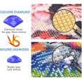 thumbnail image 3 of Pintura de diamante 5D DIY - Feliz Navidad, taladro completo, pinturas bordadas, imágenes artísticas, decoración de pared, decoración de sala de estar, dormitorio, 30x40cm sin marco, 3 of 5