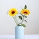 thumbnail image 4 of 20 piezas de girasoles artificiales Decoración de bodas Flores falsas Artesanías de árboles de naves de girasol cabezas de girasol, 4 of 4