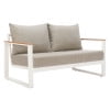 thumbnail image 1 of Welt Sofa Taupe & White, 1 of 1