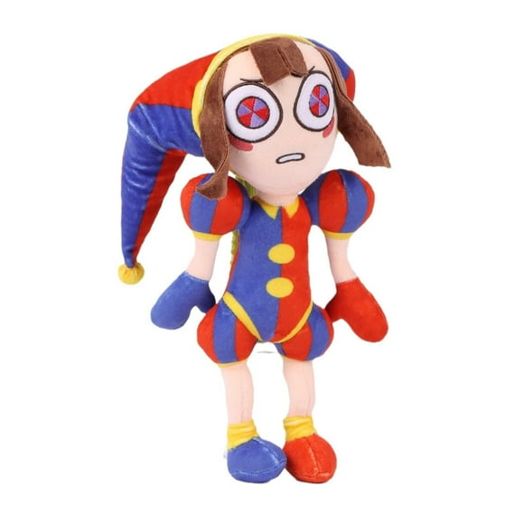 The Amazing Digital Circus Plush Toys, 11.8" Pomni Plushies Toy for TV Fans Gift, Cute Stuffed Figure Pomni Jax Doll for Kids and Adults Birthday Hallo-ween Christmas Gift(2 pcs)