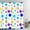Yellow Blue Purple, variant on Polka Dot Shower Curtain Abstract Circles Geometric Watercolor Rainbow Colorful Fabric Bathroom Curtains Decor Set with Hook(72" WX72 H)