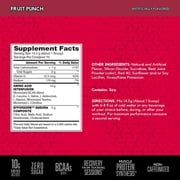 BSN Amino X Amino Acids + BCAA Powder, Fruit Punch, 70 Servings