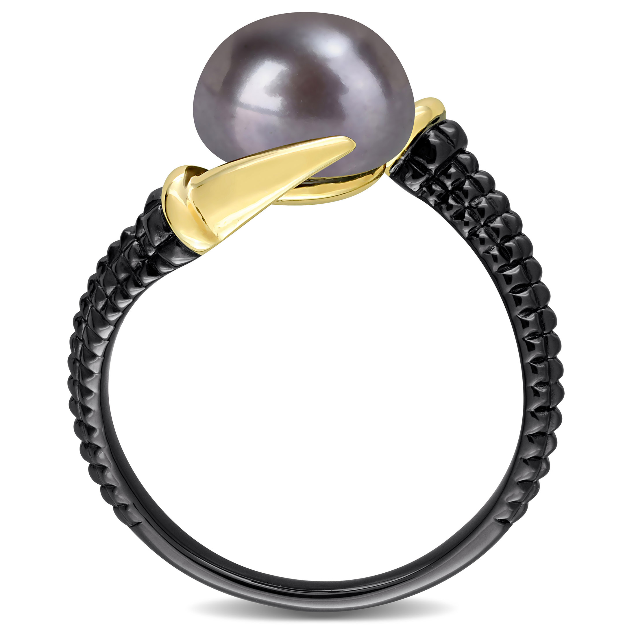 Everly Men's Cultured Pearl Sterling Silver Ring