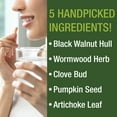 thumbnail image 6 of Wormwood Black Walnut Clove Cleanse for Humans. Elimination Detox + Intestinal Support Capsules Supplement for Adults and Kids. Pills with Artichoke and Pumpkin Seed for Additional Benefits, 6 of 8