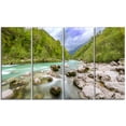 thumbnail image 2 of Slovenia Waterfall Panorama - Landscape Artwork Canvas, 2 of 3