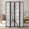 thumbnail image 1 of Room Divider Japanese Room Screen Divider 4 Panel for Room Separation, 1 of 7