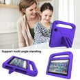 thumbnail image 7 of Allytech Kids Case for All-new Amazon Fire 7 12th Gen 2022 Released, Soft EVA Foam Kids Child Friendly Handle Foldable Kickstand Shockproof Protective Lightweight Cover for Amazon Fire 7 2022 - Purple, 7 of 7