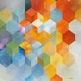 thumbnail image 2 of NOAH 15x15 White Modern Wood Framed Museum Art Print Titled - Cubitz I, 2 of 4