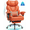 Type A-Orange, variant on CloudRest Pro 400lbs Executive heavy duty office chair, High Back Ergonomic Computer Desk Chair with Lumbar Back Support,Black