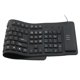 thumbnail image 1 of Teclado de silicona plegable, teclado enrollable impermeable con cable USB para PC, portátil y portátil (todo negro) Rojo Verde Cocina, Decoración y Otros, 1 of 3