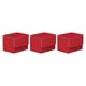 thumbnail image 5 of Vogacara Caja de almacenamiento de tarjetas comerciales Organizador portátil de gran capacidad Estuches para juegos Protectores Contenedor universal Rojo 3piezas Vogacara CBP255155, 5 of 6
