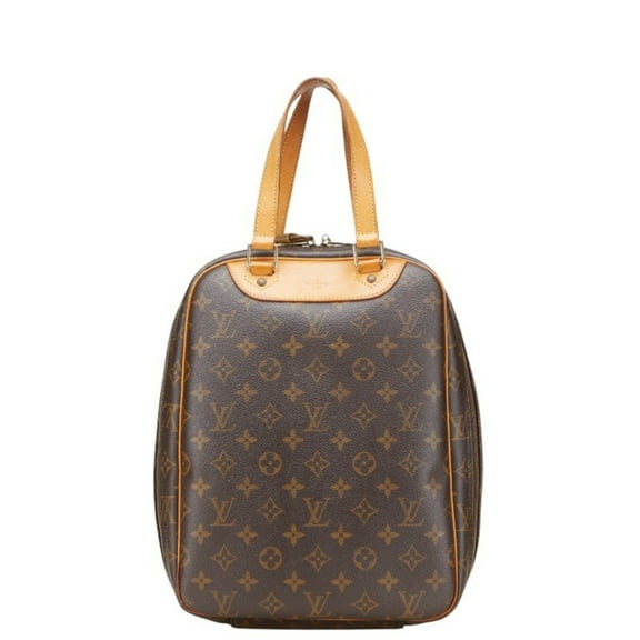 Pre-Owned Louis Vuitton Monogram Excursion Handbag/Shoe Bag M41450 Brown Leather... (Good)