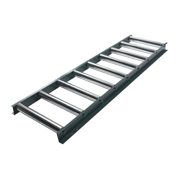 Manual Type Free Roller Conveyor 9 Rolls Gravity Conveyor