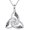 D Witches Knot, variant on Celtic Knot Necklace Sterling Silver Witches Knot Pendant Necklace Irish Jewelry Gifts For Women