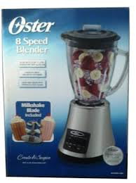 Oster 8 Speed Blender 6 Cup Silver/Black/Clear 450W MG-C00 BLSTMG-CMB
