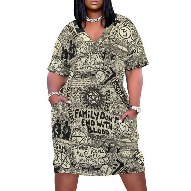 Vestido holgado con bolsillos SPN 2.0 para mujer, vestidos de ceremonia