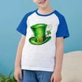 thumbnail image 5 of St.Patrick's Day Agkizg Toddler Baby Boys Summer Tops, Short Sleeve T-shirt for Kids, Toddler Boys Cute Graphic Tees Children Green Printing Crewneck T Shirts, Sizes 11-12 Years, 5 of 5